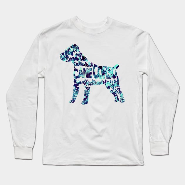 Cane Corso Long Sleeve T-Shirt by inspirowl